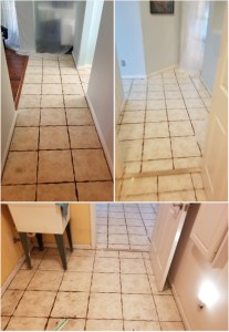 Outdated tile flooring — ready for replacement Jacksonville FL