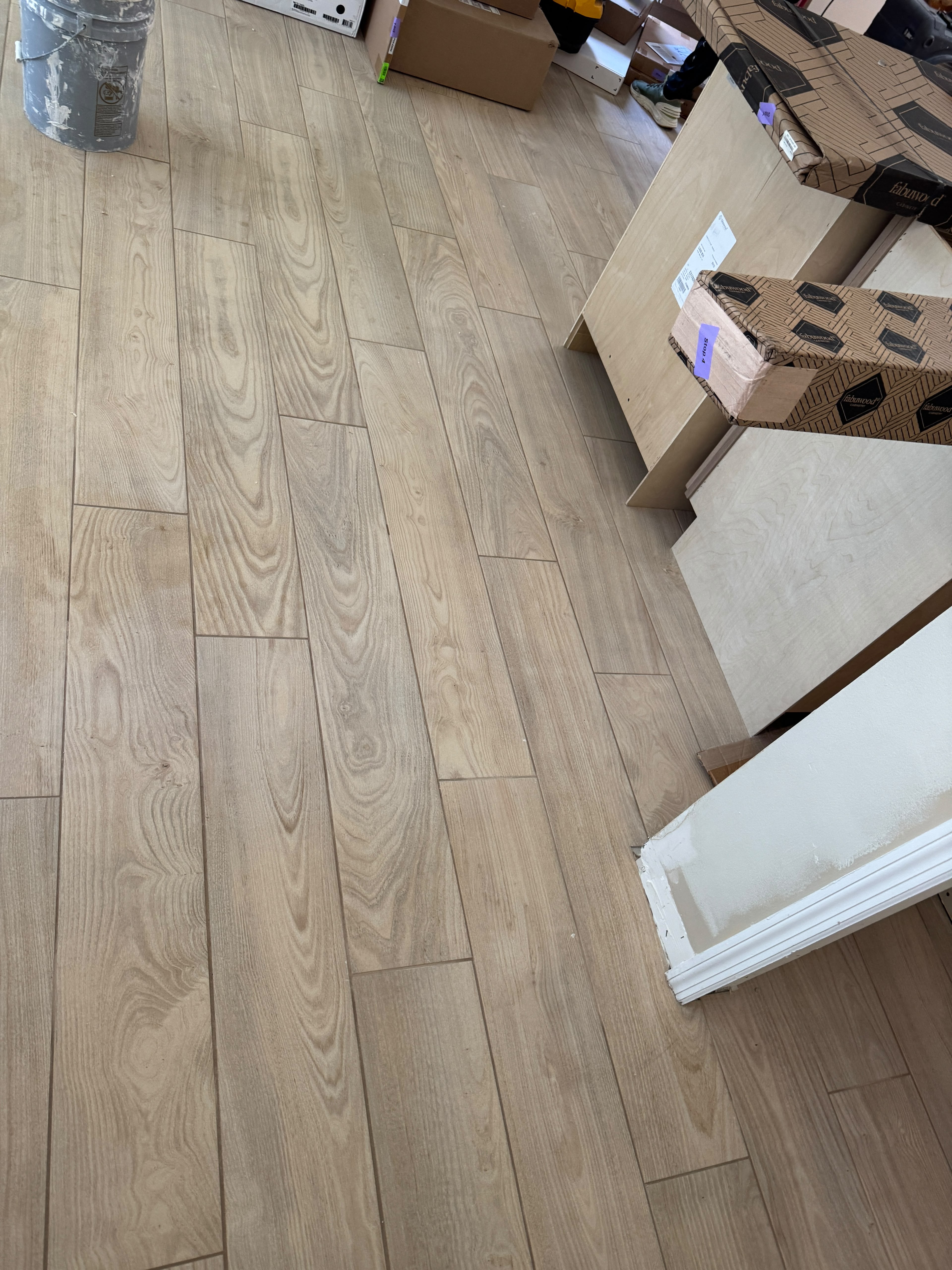 Flooring removal at 1436 Tintern Way