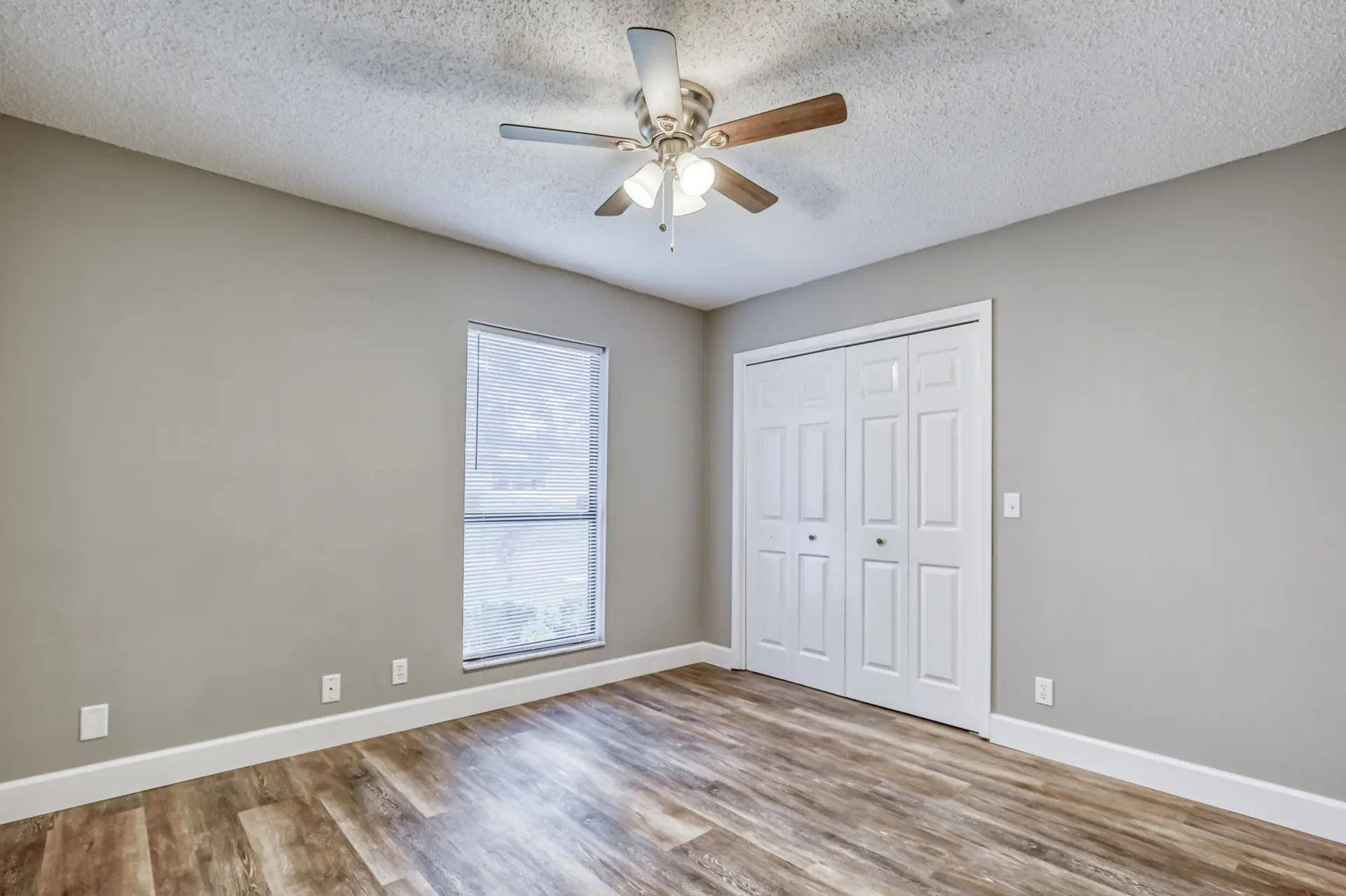 Completed luxury vinyl plank installation, Damascus Rd, Jacksonville, FL 32207